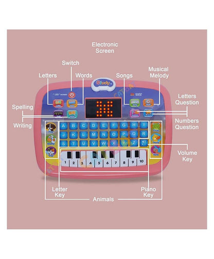 Learning Educational Piano Laptop For Kids