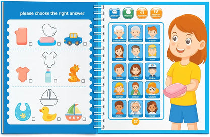 Intelligence Book For Kids (Card board, Graceo)